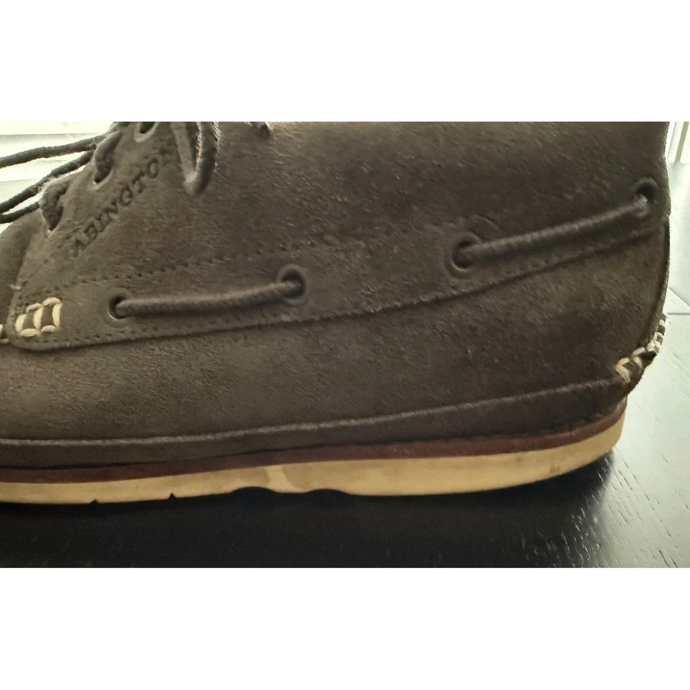Timberland Abington Chukka Boot Mens 9.5M Gray Suede Lace-Up‎ Vibram Outsole